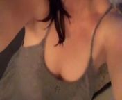 Jennifer Love Hewitt cleavage selfie from actress adjusting blouse to show cleavage mp4