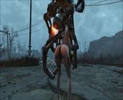 Fallout 4 Mr Handy from can039t play fallout 4 without getting fucked gamer girl 3 holes fun