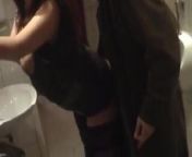 Busty redhead mature sucks and fucks stranger in public toil from pee piss girls toil