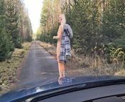 blowjob & solo in the car from outdoor susan sex