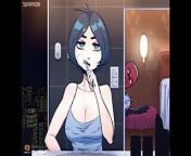 GIRL GETS TIME STOPPED BRUSH - DERPIXON from fandeltales derpixon animacion de tentaculos anime ver xxx video