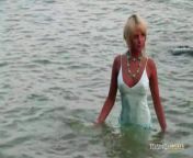 After she gets completely wet she will get naked for your from ykrainien angels teen nudist