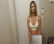 Macbook killer: thanking her neighbor while her husband isn't home. from her ass is magic