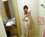 Shower. Nude Regina Noir in the Shower Washes and Rubs with Oil. from www hausa film fati washe photos com