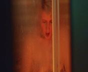Spying on my neighbor in the shower! Look at her tits! from japan spy massage