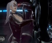 Marvel - Black Cat VS Venom Special (Animation with Sounds) from cat goddess creampie