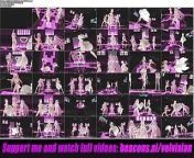Sexy Cat Girls Dancing Full Nude (3D HENTAI) from full nude dance arabelungu xnx