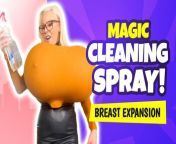 Magic Cleaning Spray PREVIEW! from ssbbw belly inflation expansion morph request bbw balloon expan