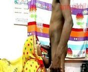 Indian desi gand chudai hardcore doggy style with hindi vioce from desi gand in legging