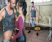 Bella Angel Makes You CUM at BoundMenWanked from bound slave
