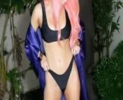 WWE - Lana aka CJ Perry in black bikini from wwe lana boobs