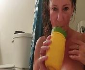 Real Amateur Horny MILF Barhtub Play from lizzie greene fake nudes