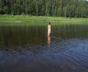 Nude in Volga River from volga kalpani nudeeel tore video xxx