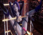 Raven on a sex machine : Teen Titans Porn Parody from cartoon teen titans go sex video
