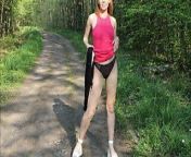A Depraved Walk With a Red Bitch in the Park. from celeb fake porn park min young hot sex video xxx h