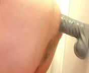 Hairy ssbbw pissing and assfucking huge dildo from ssbbw pissing