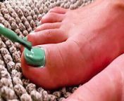 Fresh nails - Polished nails - Mint nails - Beauty Care - footfetishfashion from 5 mint moves sex