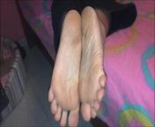 Machi (Chita) moves her dirty (size 38) feet, part 3 from super machi