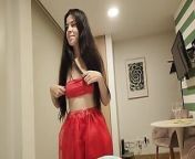 His stepdaughter arrives in a skirt and without underwear to fuck with him in his wife's bed from desi nude arkesta dance