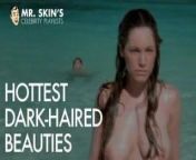 MrSkin.com - Hottest Dark Haired Celebrity Beauties from hollywood hottest nude sex