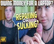 Debt4k. Poor girl Alice Klay loves cool gadgets and pays from sakimi pays off bad debt on the couchtress radhika fake xxx