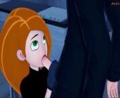 Kim Possible gets cum in her mouth then fucked. Hentai. from kim posible