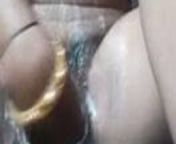 Indian aunty fucking her pussy with her entire hand from indian aunty lesbian 3g