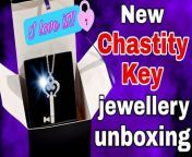Unboxing my new Chastity Key Jewellery from Chastity Shop! Femdom BDSM Real Homemade Milf Stepmom from 一行一条关键词。 qgah