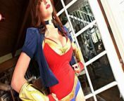 Tessa Fowler Wonder Woman 1 AI Upscale from ai fbb wonder woman muscle