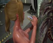 Reptilian Alien Captures and Breeds With Human – 3D Animation from real breed fuck human