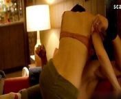 Malin Akerman And Kate Micucci Boobs Lesbian Sex Scene from xxx haman maline ph