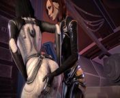 Mass Effect Futanari Anal Tease (3D Animated) from mass effect shemale