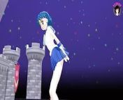 Sailor Mercury Sexy Dance (3D HENTAI) from male to female sex change nude