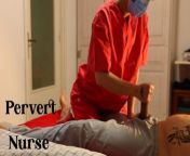 Nurse not allowed him to cum when she caught him hard from doctor real caught on