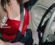 Cute Busty Girl In Car from cute girl in car with lover