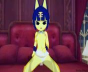 Ankha Shows What It's Really Like To Ride Cock from ankha zone futa