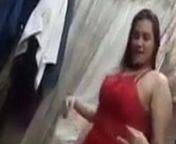 Arab wife from egypt dance in home with red lingerie from arab wife from egypt