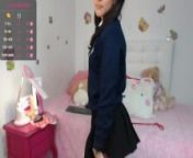 Hot schoolgirl teases in her room from bur juj