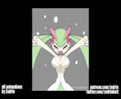 Gif Compilation - Monster Girls, Robot Girls, Breast Expansion (animations by Zedrin) from breast expansion animation