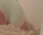 Teen alone in her bed cumming from fortnite girl