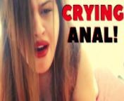 FIRST TIME ANAL WITH MY NEW BOYFRIEND ! from crying in pain during sex
