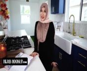 Thick Hijab Wife Tokyo Lynn Can No Longer Resists Her Horny Husband from hijab nice blowjob