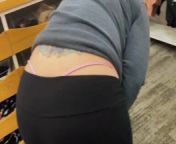 Whale Tail Big Booty Milf Shopping At Target from candid big booty undress street voyeur