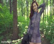 Jeny Smith. Long Summer Walk. Naked in forest from xxxxxxx xxzzx videouliet summer nude
