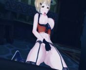 Vtuber Yozora Mel fingers herself in a haunted mansion. from hant