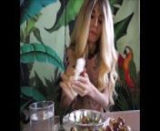 Eat the Escargots Naked! MUKBANG VIDEO (Second Part) from www 89 89 video coma sexy xxxxast sex