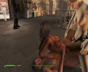 Sex with a girl in three cocks! | Fallout 4 Sex Mod from dragons dogma nude mod