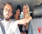 Jennyfer Stone in the car with Ladymuffin and Tommy A Canaglia 3rd part from a¶a¦3a¬a¨a§
