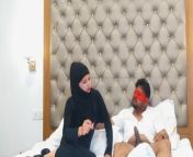 Shameless Muslim Teen slut in hijab Smoking and Sucking cock from honeymoon on saudi arab girl