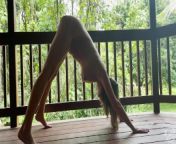 pregnant abdominal strengthening nude yoga - yoga with grey from jenny scordamaglia nude yoga